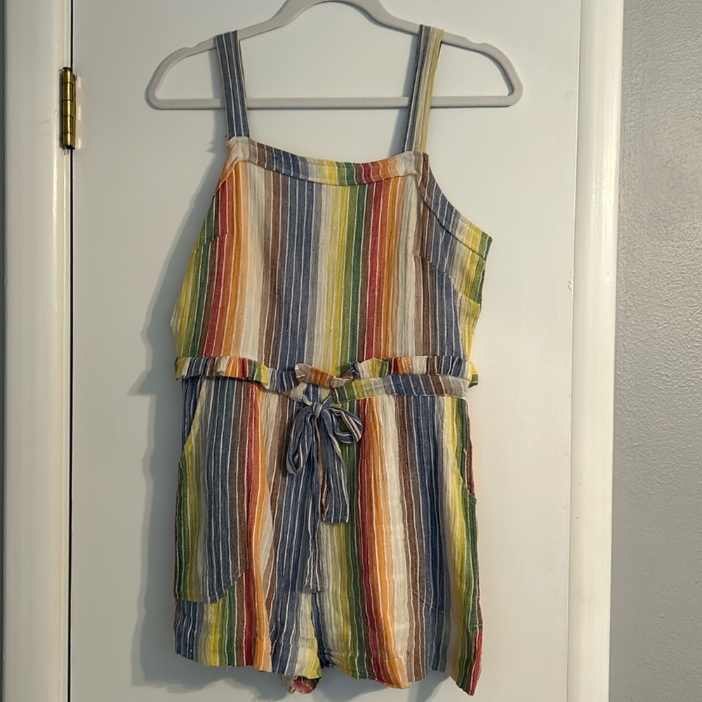 Saylor rainbow romper
